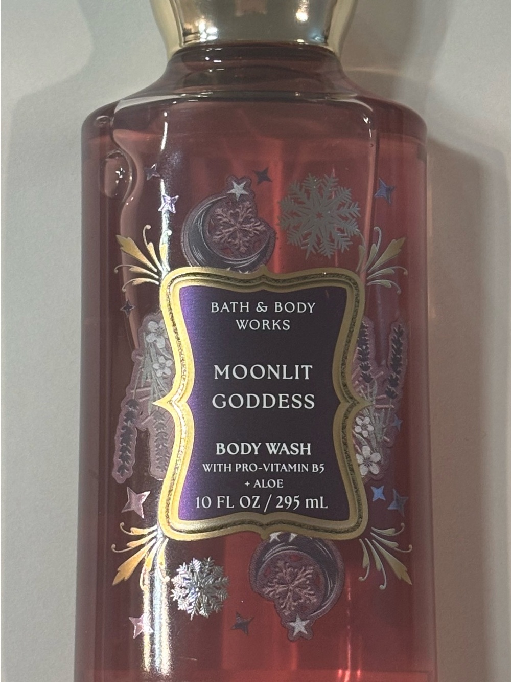 Bath & Body Works Moonlit Goddess Body Wash - Purple and Gold Accents